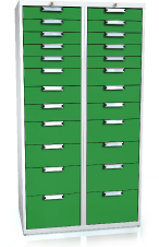 Universal cabinet for workbenches 1773 x 963 x 600 - 24x drawer